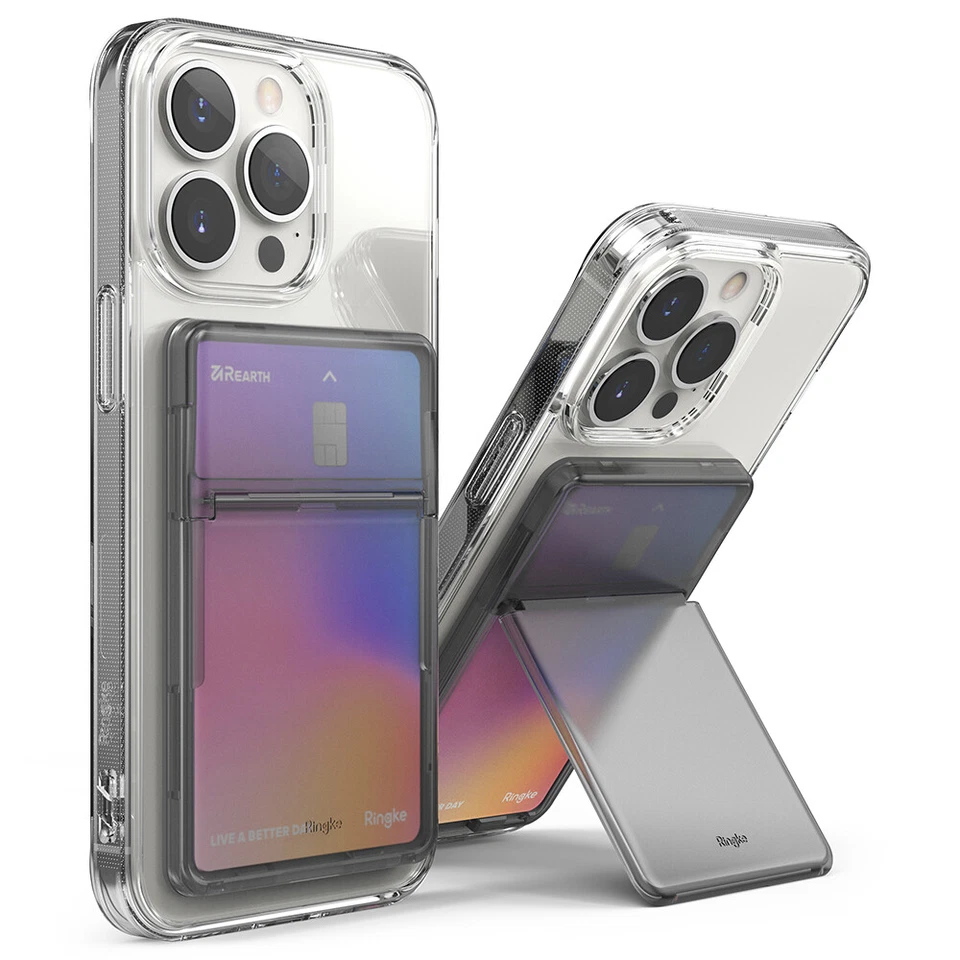 Ringke [Soporte Ranura para Tarjeta] para Estuche de Teléfono | Cartera Adherente para Tarjeta de Crédito Foto 1 de 2