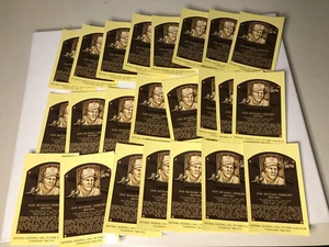 Richie Ashburn Phillies offizielle Baseball Hall of Fame Plakette Karte Lot 23 fast neuwertig - Bild 1 von 6