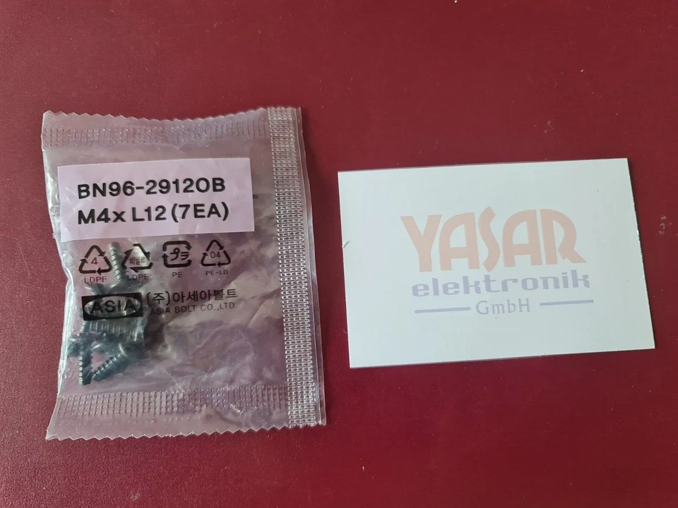 Bn96-29120b M4 Schrauben 12mm X 4mm / Stück Grobgewinde Samsung TV - Bild 1 von 1