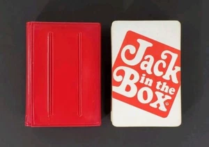 Vintage JACK IN THE BOX Playing Cards in Plastic Case 52ct No Jokers - Picture 1 of 1