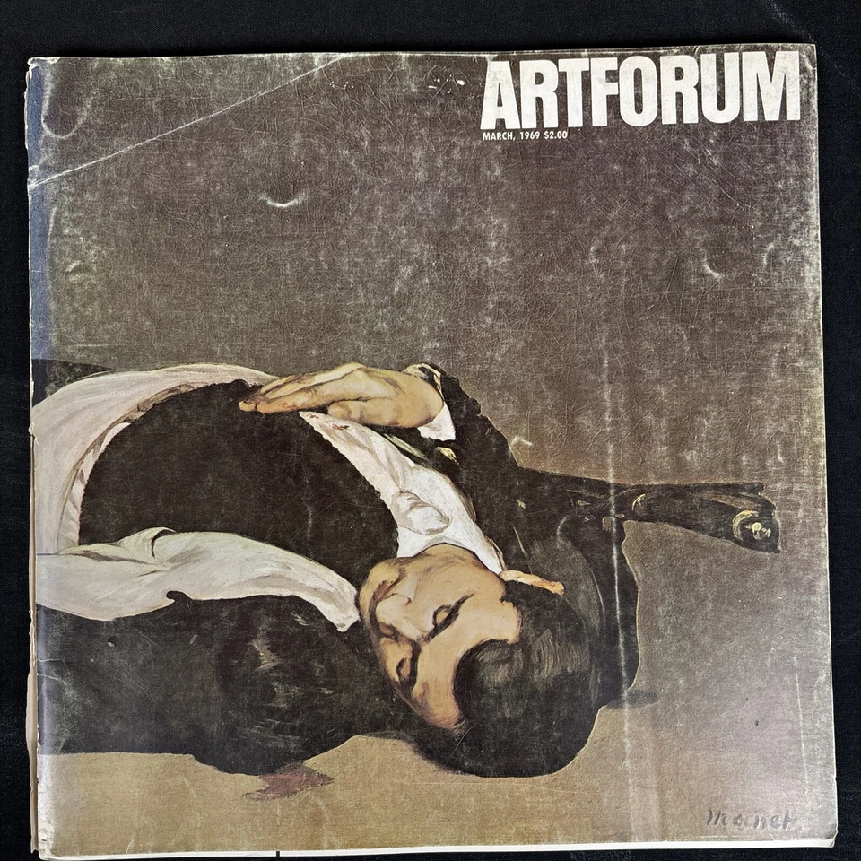ARTFORUM MARCH, 1969 MAGAZINE MANET'S SOURCES SPECIAL ISSUE RARE GOOD - Image 1 of 4
