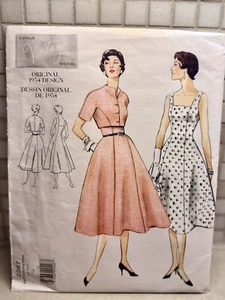 Vogue Original Patrón 1954 Diseño 2267 Talla 16 Costura Retro Moda Nuevo Sin Cortar - Imagen 1 de 3