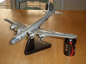 [WW#2] "ENOLA GAY" B-29 SUPERFORTRESS, HANDMADE WOODEN PLANE STATUE, LONG: 15.5" - Picture 1 of 13