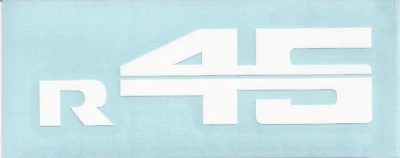 Aufkleber / Emblem für BMW R 45 ; R45 auf Batterieabdeckung o. Seitendeckel neu - Изображение 1 из 2