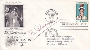 USA 1961 FIRST DAY COVER, 100TH ANNIV OF NURSING & CACHET - Picture 1 of 1