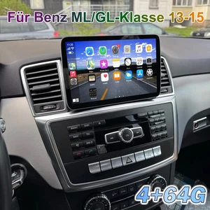 Per Benz Classe ML/GL 2013-15 APPLE Carplay Radio GPS RDS WIFI 4+64GB Android13 - Foto 1 di 13