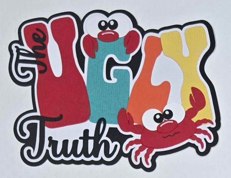 Título La fea verdad. Álbum de recortes, piezas de papel para hacer tarjetas Foto 1 de 1