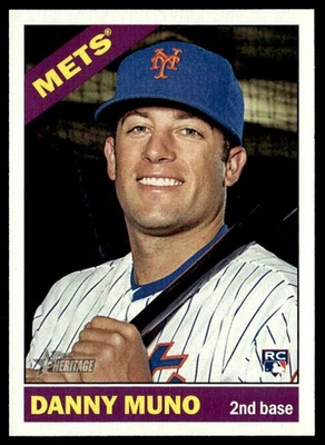2015 Topps Heritage High Number #557 Danny Muno New York Mets Rookie - Image 1 of 2