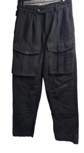 Pantalones para hombre Wallace & Barnes 32x27 lana tweed carga carbón excedente militar - Imagen 1 de 6