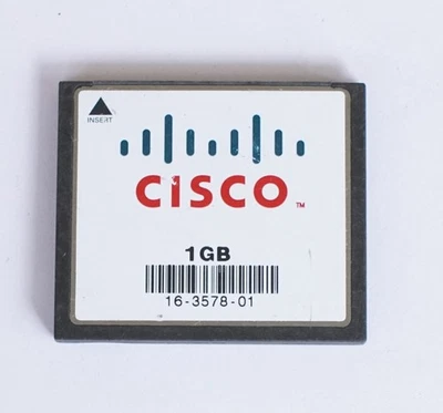 1x Cisco Systems CF Card Compact Flash Memory Card  1GB Used #113 - Image 1 of 3