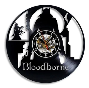 Bloodborne Vinyl Wall Clock Home Décor Design Best Gift Birthday Holiday - Picture 1 of 3