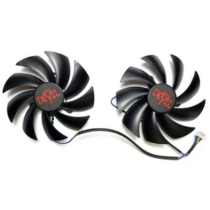 Graphics Card Cooling Fan for PowerColor RX580 590 Red Devil Spare Part - Afbeelding 1 van 8