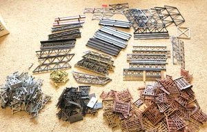 Großes Konvolut HO Spur Brücke/Bock Teile - Bild 1 von 18