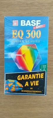 lot de 2 Cassettes VHS BASF Emtec EQ300  Extra Quality 5 h / Neuves sous blister - Image 1 of 4