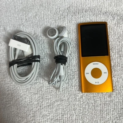 Apple iPod Nano 4th Gen 8GB Orange Tested Working - Image 1 of 4