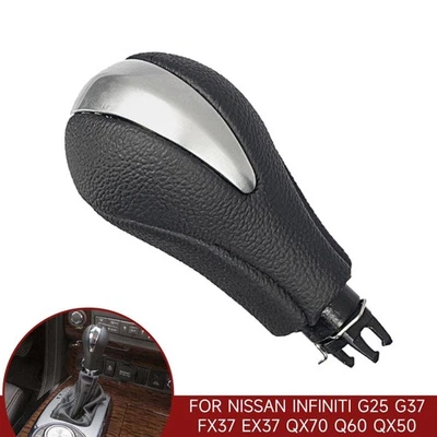 34910-JK03A For Nissan Infiniti G25 G37 FX37 EX37 QX70 Q60 QX50 Gear Shift Knob - Imagem 1 de 4