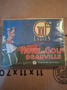 Piatnik Austria Playing Cards Golf Ladies Hotel Du Golf Deauville Sealed 2 Decks - Bild 1 von 2