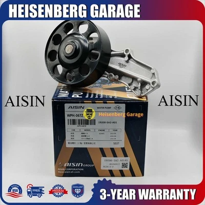 Genuine AISIN Water Pump For 2013-2019 Honda Accord CR-V LX EX-L LX-S 2.4L 3.5L - Image 1 of 4