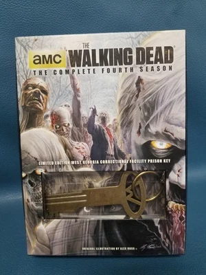 The Walking Dead Season 4 DVD Box Set Complete w/ Key & CD Foto 1 de 4