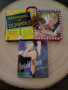 Running Press Miniature Book Lot Gardening For Dummies Teddy Bears Stocking Gift - Picture 1 of 16