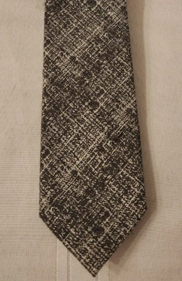 Nueva corbata ajustada con etiquetas para hombre negra/blanca de Ben Sherman Foto 1 de 4