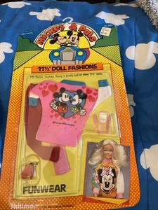 Shillman 1986 - 11 1/2 pulgadas de moda - Mickey & Pals Funwear muñeca traje $Drop - Imagen 1 de 3