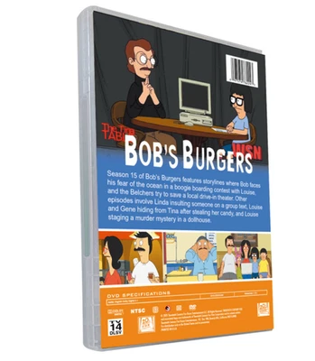 New Box Set Bob's Burgers Complete Season 15 (DVD, 4-Disc) Sealed Free Shipping - Bild 1 von 2