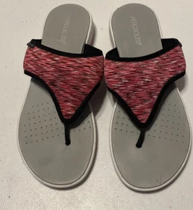 Aerosoles Womens Performance Fabric Open Toe Beach, Pink Combo, Size 9.5M - Picture 1 of 10