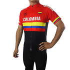Colombia Mens Cycling Jersey Short Bicycle Bib Bike Motocross MTB Shirt Ride Top