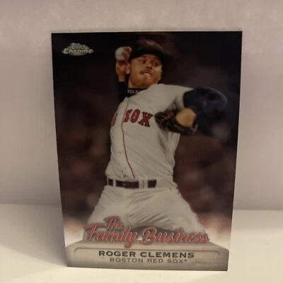 2019 Topps Chrome Roger Clemens family business 🔥🔥🔥 - Image 1 of 2