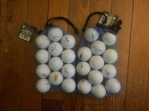 Clean Green Premium recycelte Golfbälle Beutel mit 12 Stück, DREI TASCHEN insgesamt 36 Bälle - Bild 1 von 1