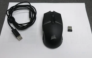 Corsair Gaming Nightsabre Wireless Gaming Maus RGB USB/Bluetooth iCUE - Bild 1 von 6