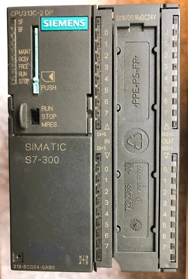 Siemens Simatic S7-300 CPU313C-2DP 6ES7 313-6CG04-0AB0 - Immagine 1 di 2