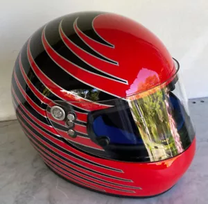 BIEFFE Motorcycle Racing Helmet. X Large 62 GR 1600 ITALY. Great Condition - Picture 1 of 13