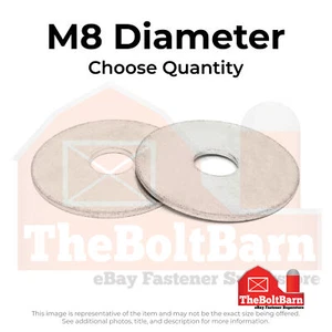 M8x24x2.0 A2-70 Stainless Steel Fender Washers (Pick Quantity) - Picture 1 of 7