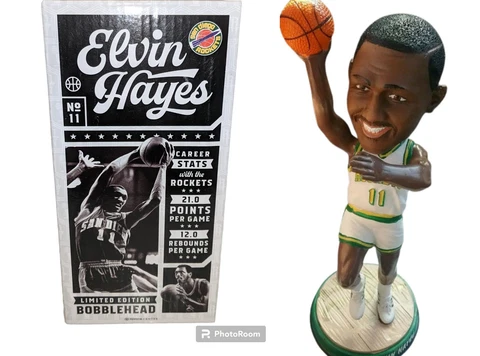 Houston Rockets ELVIN HAYES Bobblehead Limited Edition San Diego Rockets NBA NEW Cover