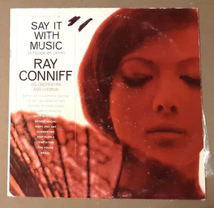 Ray Conniff Say It With Music Touch of Latin by Columbia Records 33rpm VINYL LP - Picture 1 of 3