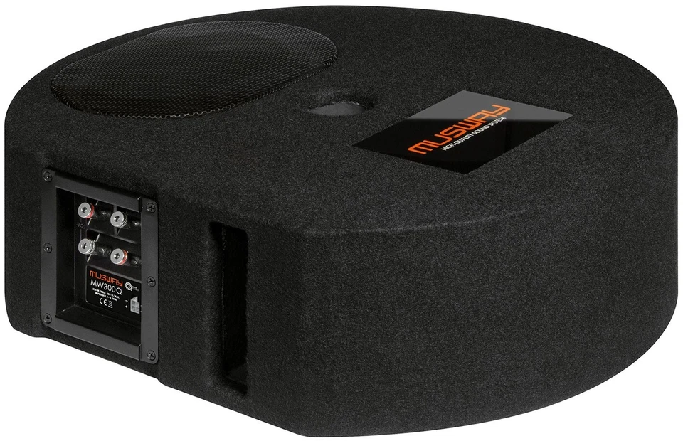MUSWAY MW300Q Subwoofer amplificato per vano ruota di scorta - Immagine 1 di 1