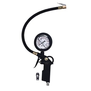 Harden 670506 Oil Filled Tire Pressure Gauge Gun Type Inflator Compressed Meter - Picture 1 of 6