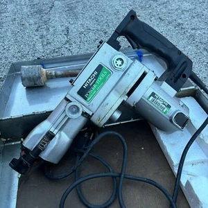 Rare Hitachi Koki H60KA Heavy Duty Hammer Drill C325344A W Case + Bits Near Mint - Picture 1 of 24