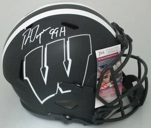 Badgers RON DAYNE Signed Full Size Replica ECLIPSE Speed Helmet AUTO w/ 99H JSA - Picture 1 of 1