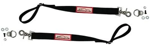 RACERDIRECT.NET PRO STOCK CAR DOOR LIMIT STRAP ADJUSTABLE LIMITING STRAPS BLACK - Picture 1 of 1