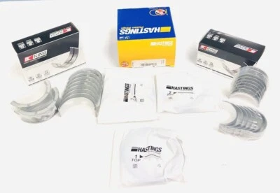 Juegos de anillos de pistón, varilla y cojinetes principales para Chevy 1999-2006 6,0 L Foto 1 de 4