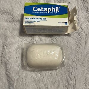 Cetaphil Gentle Cleansing Bar Body & Face Dry Sensitive Skin 4.5 OZ