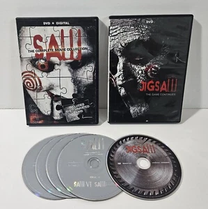 Saw: the Complete Movie Collection Lot + Jigsaw DVD - Saw Movies 1 thru 8 - Imagen 1 de 1