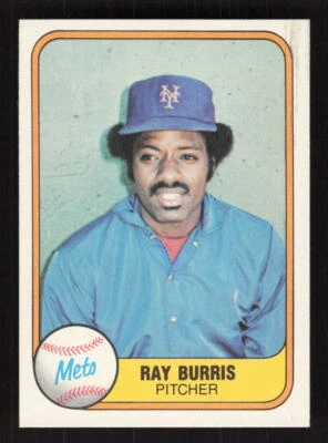1981 Fleer #328 Ray Burris New York Mets - Image 1 of 2