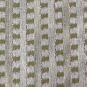 Linen Fabric Dakkar Stripe  Yellow Curtain Blind Upholstery Cushion - Picture 1 of 6