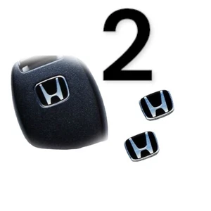 New 2 HONDA Logo Stickers For Replacement For Fob/ Badge/ MORE..1.2CM Diameter - Picture 1 of 2