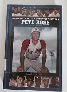 Pete Rose Biography Baseball's All-Time Greatest Hitter by David Jordan ex-lib - Picture 1 of 3