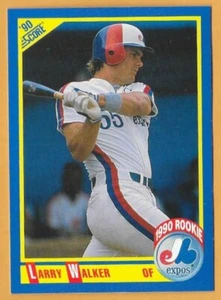 Larry Walker Montreal Expos #631 - Puntuación casi nueva-como nueva 1990 - Imagen 1 de 2